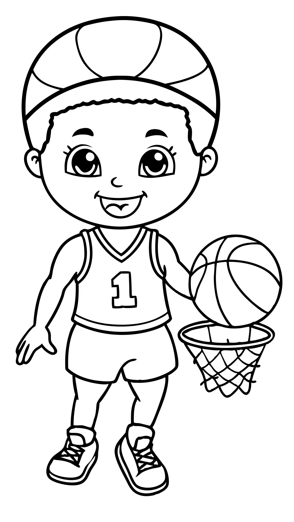 coloriages de basket-ball imprimables